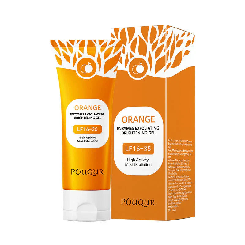 Orange Exfoliating Gel Scrub Gentle and Effective Scrub for Radiant Skin