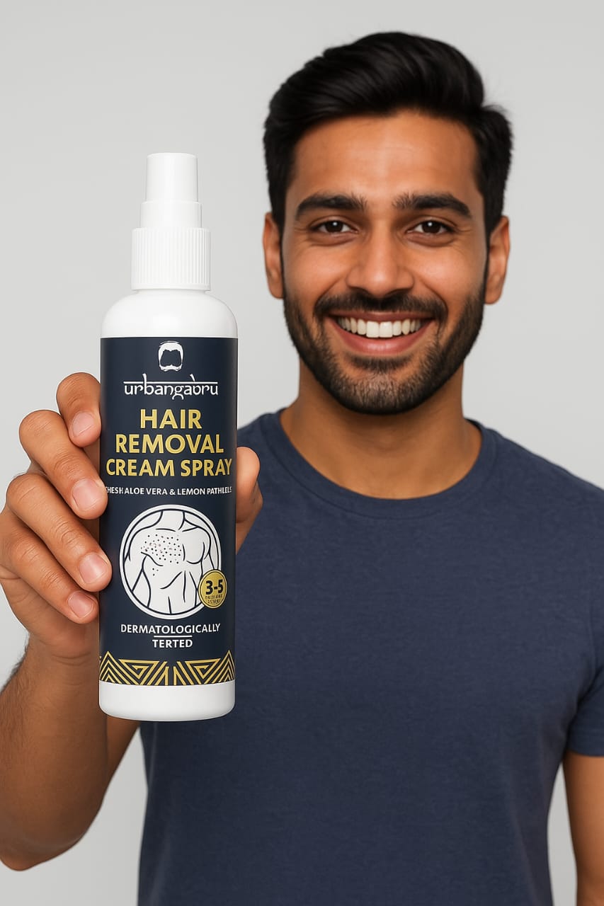 Buy 1 Get 1 FREE – Urban Gabru Hair Removal Spray for Effortless Clean Look