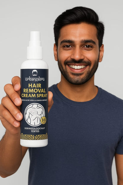 Buy 1 Get 1 FREE – Urban Gabru Hair Removal Spray for Effortless Clean Look